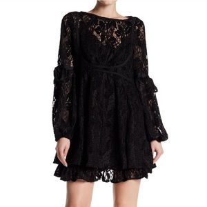 Free People Black Mini Dress size Medium